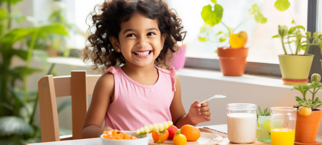 Vitamin D-Rich Meal for Kids